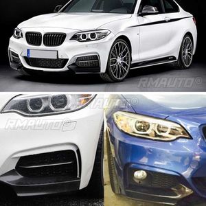 Paire de lames de pare-chocs avant, diffuseur, kit carrosserie, spoiler, jupes latérales et protection pour BMW M235i COUPE F22 M-Tech M-Sport 2014-2016 - Product Image 6