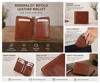 Dompet Kulit Berkualitas Tinggi untuk Pria, Dompet Tipis Ringan dengan Banyak Kantong dari Pemasok India dengan Harga Terbaik