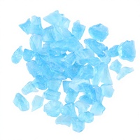 Puces de verre teinté bleu océan 6-9mm, structure solide, pour mur rideau industriel, salle à manger, cuisine, salon, salle de sport, haute luminosité