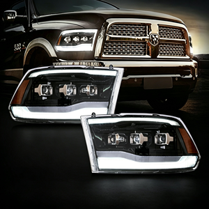 AURON Nouveau Phare Avant LED 32V 6000K 60W 6000 Lumens à Feuilleux pour Dodge Ram 2009-2018 – Vente en Gros - Product Image 4