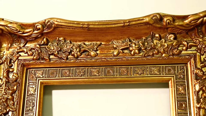 Craig Frames Barroco Antique Gold Picture Frame - 24x36 Inch, Ornate Solid Wood Frame