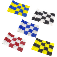 Ensemble de mini-drapeaux de golf personnalisés avec coupelles, en fibre de verre de 3 pieds, pour putting green, avec coupelle de trou et poteau, pour jardin
