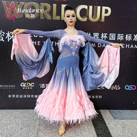 B-24140 personnalisé nouveau concours robe de danse de salon haute qualité Chrisanne tissu robes de danse de salon à vendre
