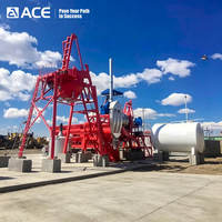 Centrale à asphalte compacte ACE CAP40-40t/h avec moteur et pompe, système de contrôle PLC pour la rénovation des routes urbaines/rurales