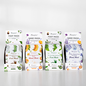 Maschera per piedi Spa Beauty Host cocco idratante profondo e riparazione maschere per i piedi di grandi dimensioni per la cura della pelle del piede calze - Product Image 6