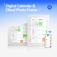 Nuevo Estilo, Gran Oferta, Buen Precio, Marco de Fotos Digital HD de 10.1 Pulgadas con Pantalla Mate y Aplicación, 32 GB, Señalización Digital y Pantallas