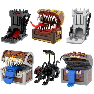 MOOXI Jeu créatif Donjons et Dragons Displacer <span class=keywords><strong>Beast</strong></span> Coffre au trésor Monstre Tour à dés auto-chargeante Blocs de construction Jouets pour enfants - Product Image 1