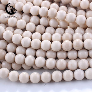 Zhe Ying 6mm 8mm 10mm perles fossiles pierre naturelle perles fossiles cristal <span class=keywords><strong>de</strong></span> guérison pierre précieuse en vrac fossile naturel pierre <span class=keywords><strong>de</strong></span> rivière jaspe - Product Image 6