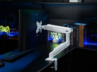 Soporte de Monitor Mecánico de Hierro con Resorte, Giratorio y Envolvente en Plástico, Personalizado con Capacidad de Carga de 2-9 kg