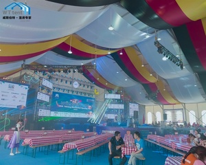 10x30m 10x35m sede di nozze costruzione <span class=keywords><strong>zia</strong></span> per <span class=keywords><strong>la</strong></span> decorazione della cerimonia oggetti per eventi campeggio attrezzature stretch tende per eventi - Product Image 3