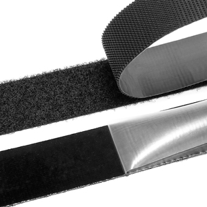 مطاطا Eko الصديقة للبيئة يموت-cutl مخصص الستار الملونة التعميم حزام السرج رخيصة مشبك بلاستيك <span class=keywords><strong>2</strong></span> سنتيمتر الأسود خطاف لاصقة وحلقة - Product Image 1