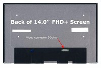 Nueva Pantalla LCD IPS para Portátil B140UAN02.1 Mate de 14.0 Pulgadas y 30 Pines, Sin Función Táctil