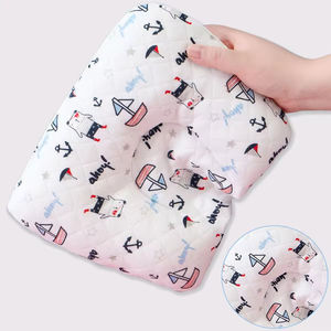 <span class=keywords><strong>USSE</strong></span> personalizzato cotone biologico Comfort Memory Foam a forma di U testa per neonato neonato cuscino 100% cotone forniture per bambini - Product Image 1