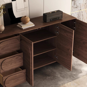 YSS Credenze d'<span class=keywords><strong>Ingresso</strong></span> in Stile Vintage Rustico Antico per Soggiorno, Cucina, Corridoio, Armadietti in Legno, Tavoli d'<span class=keywords><strong>Angolo</strong></span> Moderni - Product Image 3