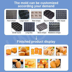 Ligne de production de mini cupcakes HNOC Custard Machine à fabriquer des éponges laitières à faire du gâteau <span class=keywords><strong>et</strong></span> des madeleines - Product Image 6