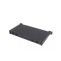 1U 19 PULGADAS BANDEJA DESLIZANTE ÓPTICA ODF 12 FC cargado completo