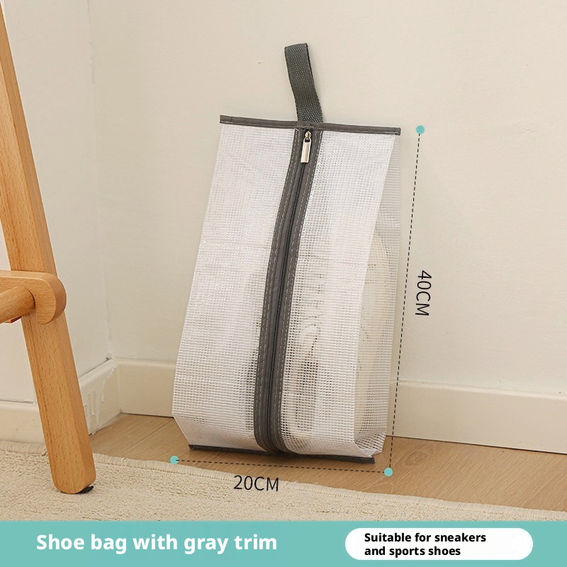 Sac à chaussures Bord gris