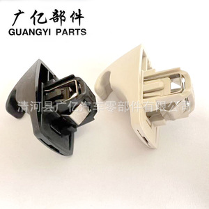 Guangyi Parts Sunshade <b>Hook</b> 7277251 7445683 <b>Plastic</b> Easy Installation Gray Black - Product Image 2