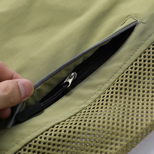 Gilet de travail pour hommes, personnalisable, respirant des deux côtés, en maille, réfléchissant, sans manches, veste de sécurité - Product Image 3