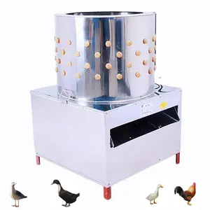 Attrezzatura per la macellazione completamente automatica in acciaio inossidabile quaglia uccello pollo piuma mini spiumatrice pollame