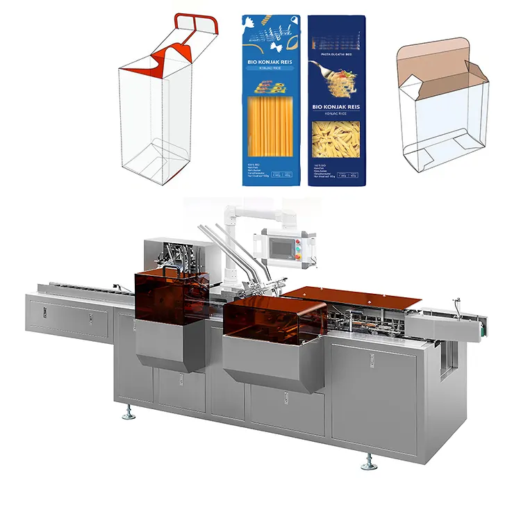 Machine automatique d'emballage en carton pour vermicelles vermicelles pâtes macaronis nouilles spaghetti