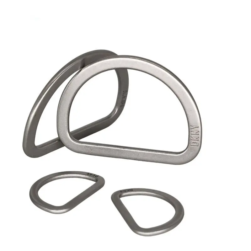 Custom Metal Hardware D Shape Ring Buckle For Metal Accessories For Bags Belt Leather Handbag