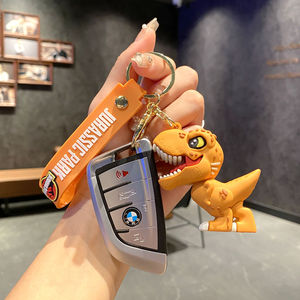 Porte-clés <span class=keywords><strong>dinosaure</strong></span> <span class=keywords><strong>Jurassic</strong></span> <span class=keywords><strong>World</strong></span>, figurines de dessin animé Tyrannosaurus Rex et Triceratops B267, porte-clés de voiture <span class=keywords><strong>Jurassic</strong></span>, petit cadeau unisexe - Product Image 4