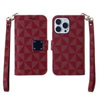 Étui portefeuille en cuir entièrement fermé KINGSOUL pour téléphone portable, avec porte-cartes, anneau magnétique, antichoc, couleur personnalisée, luxe