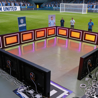 Simulateur de jeu de football mural interactif professionnel en gros, système d'entraînement de football en salle à réalité virtuelle numérique