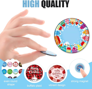 แม่เหล็กติดตู้เย็นแม่เหล็กแก้วสำหรับวันหยุดขายดีสำหรับตกแต่งบ้านและสำนักงาน - Product Image 2