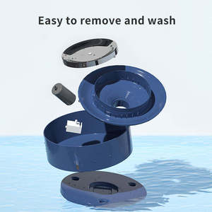 Machine <span class=keywords><strong>à</strong></span> boire <span class=keywords><strong>à</strong></span> induction magnétique de séparation hydro-électrique PET <span class=keywords><strong>Fontaine</strong></span> <span class=keywords><strong>à</strong></span> eau automatique sans fil <span class=keywords><strong>8l</strong></span> pour chats EUR - Product Image 4