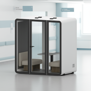 Cabina Telefónica Insonorizada Moderna UNIBOOTH, Marco de Aluminio de Precisión, Fácil Instalación, Diseño de Módulo Rápido para el Hogar - Product Image 3