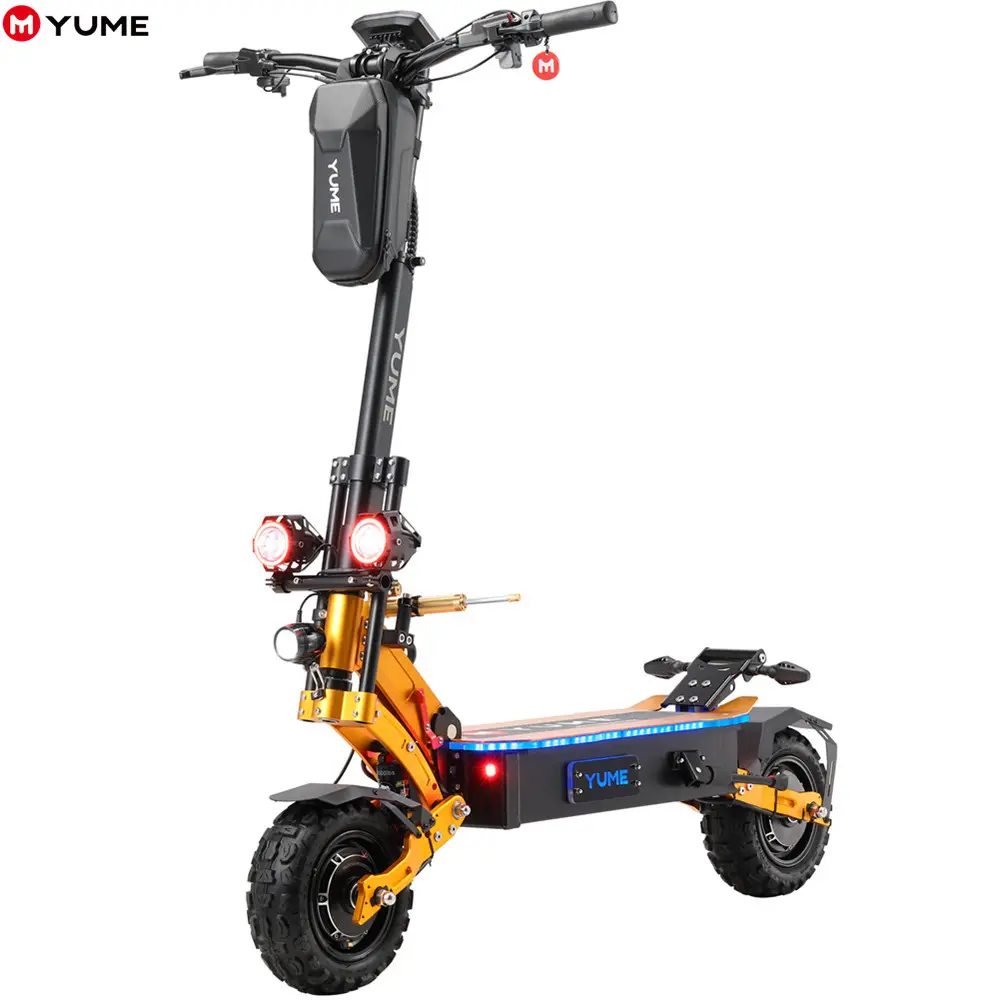 YUME X11 a prova di acqua 60v 5000w potente escooter 11 "2 ruota 2 caricatore pieghevole scooter elettrico per adulti per la vendita con CE