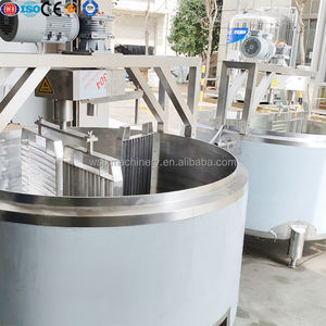 Tanque de Queso Industrial de Acero Inoxidable SUS304 de 500L, Tanque Redondo para Producción de Queso Mozzarella - Product Image 3