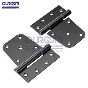 Engsel T tumpul baja tahan karat 3.5 inci fitur penutup lembut untuk pengurang kebisingan ayunan halus untuk gerbang kayu luar ruangan - Product Image 1