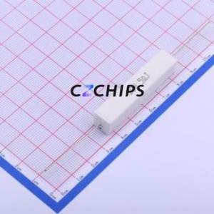 Resistencia de Orificio Pasante CR-L10W-5ohm 5% P, Componente de Orificio Pasante (THT), 48x9.5mm, Cemento, 5Ohm, 1kV - Product Image 1