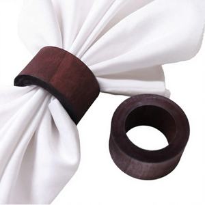 CRAFTS HUB Anneau de serviette en bois de hêtre de haute qualité, écologique, design minimaliste, pour fêtes, en stock - Product Image 4