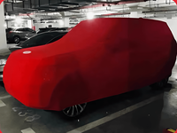 Housse de voiture personnalisée avec logo pour Range Rover Evoque, SUV compact urbain, tissu élastique en velours doux, protection anti-UV toutes saisons