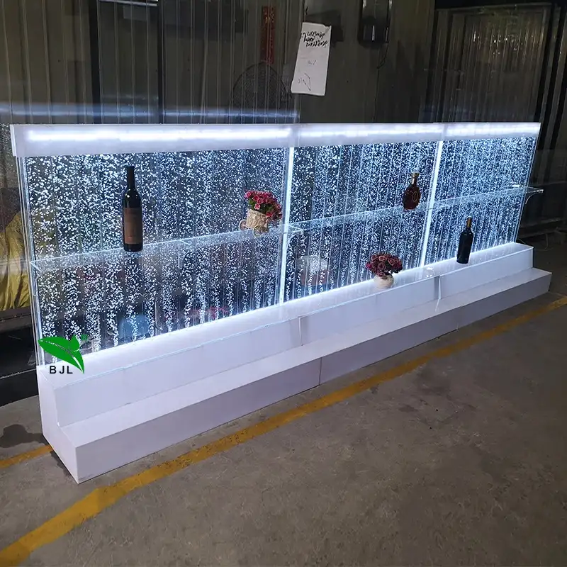 Luxo móveis boate usado usado bolha bar de vinho armário de exposição para venda