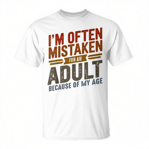 A menudo me confunden con un adulto debido a mi edad, camiseta - Product Image 2