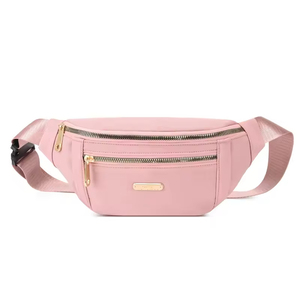 Nouveau sac de taille pour femmes, sac de caisse enregistreuse de taille de couleur de tissu Oxford coréen, sac de téléphone portable de voyage décontracté en plein air pour les filles - Product Image 6