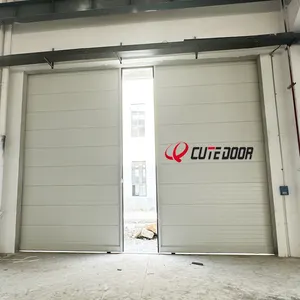गोदाम फैक्टरी मैनुअल मोटर औद्योगिक स्लाइडिंग दरवाजा