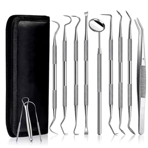 Best Deal Basic Dental Examination Kit 3-Piece Steel Diagnostic Instruments Set Dental Assessment Health Bay Instruments Manual - Product Image 1