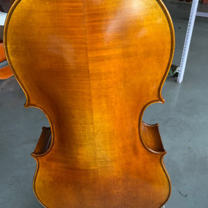 SurpassMusic <span class=keywords><strong>Violoncelle</strong></span> artisanal 4/4, 7/8, 1/4, 1/2 en épicéa et érable massifs, finition vernie brillante, prêt à jouer, son agréable, belle veine <span class=keywords><strong>du</strong></span> bois - Product Image 1