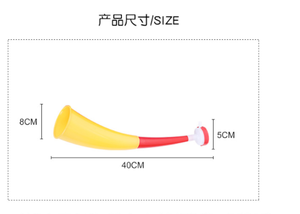 <span class=keywords><strong>2022</strong></span> Match <span class=keywords><strong>de</strong></span> football fans Sur Mesure 3 section en plastique OX Encourager cornes - Product Image 3