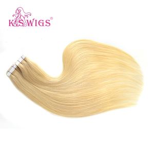 Super Soft Raw Virgin Tape Ins Full Cuticle Aligned Seamless PU Skin Weft Human Hair Thick End No <b>Split</b> Secure Adhesive Tape - Product Image 4