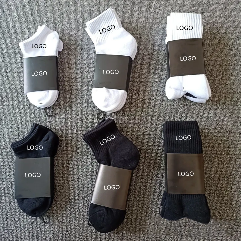 Quality Socks Hot Sale No Minimum Unisex Crew OEM Personalized Design Your Own Customized Socks Sox Custom Logo Socks