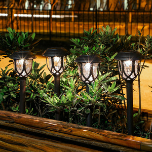 <b>Solar</b> Garden <b>Lights</b> Outdoor LED Pathway Lamp Waterproof <b>Solar</b> Powered Decorative Lawn <b>Light</b> for Yard Patio <b>Deck</b> - Product Image 4