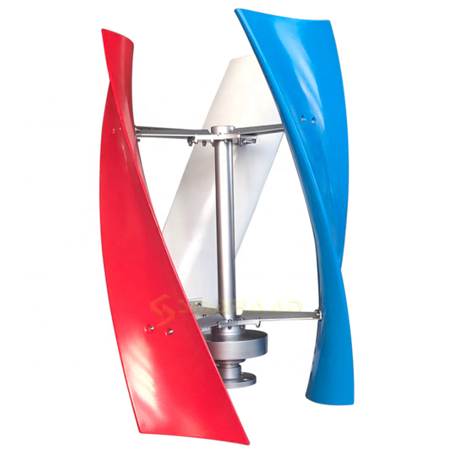 Mini China Factory Alternative Energy Generators 12V 24V 500W Vertical Home Residencial Wind Turbine Generator