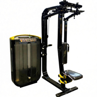 Machine de musculation professionnelle Chest Fly Pec Deck – Équipement d'entraînement de force en acier réglable avec pile de poids de 229 kg pour le dos, la poitrine et les bras
